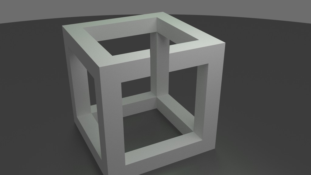 Impossible Cube frame (NO TRICK) preview image 1